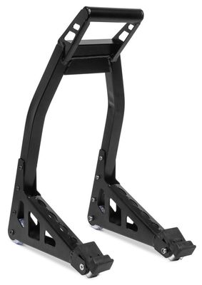 پایه آلومینیومی Swingarm Spool Stand 340kgs Motorcycle Bench