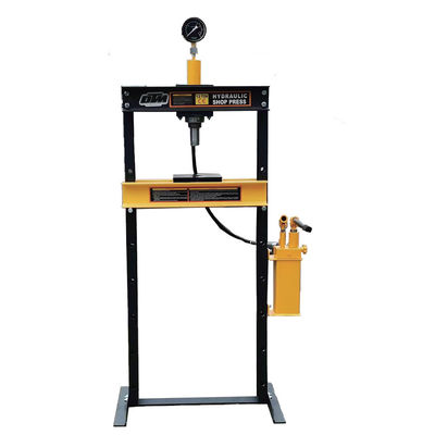 12-Tonne Hydraulic Floor Press Auto Heavy Part Repair + Accurate Oil Gauge
