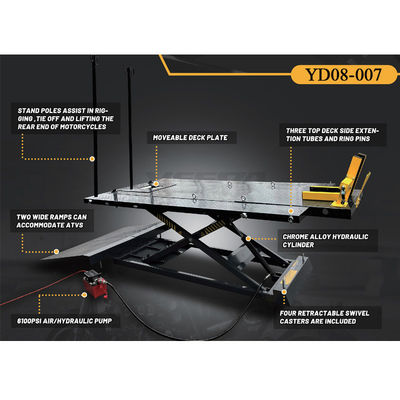 Workshop 1500LB Heavy Duty Motorcycle / ATV Lift Stable Lifting