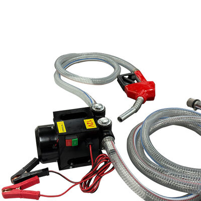 Diesel Oil Transfer: 70L/min Flow, 5M Self-Priming, IP54 Metal Pump Kit.